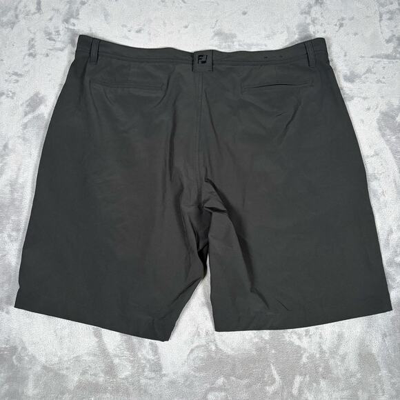 FootJoy Men’s Golf Shorts W40 Black Stretch Performance Moisture Wicking FJ - Picture 2 of 8